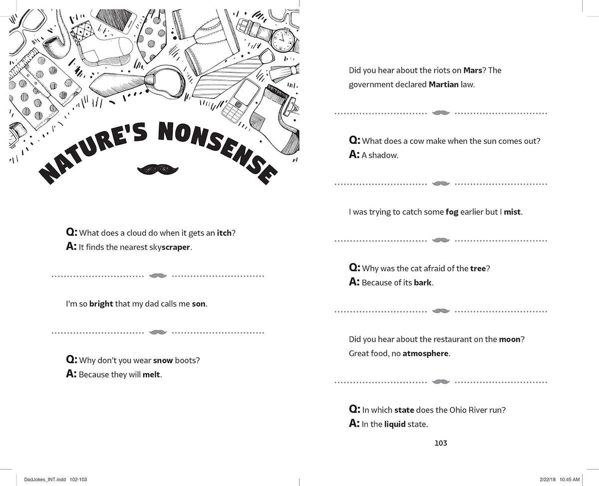 Dad Jokes: Over 600 of the Best (Worst) Jokes Around and Perfect Gift for All Ages!