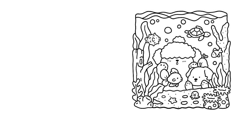 Cozy Cuties: Coloring Book for Adults and Kids (Cozy Spaces Coloring)