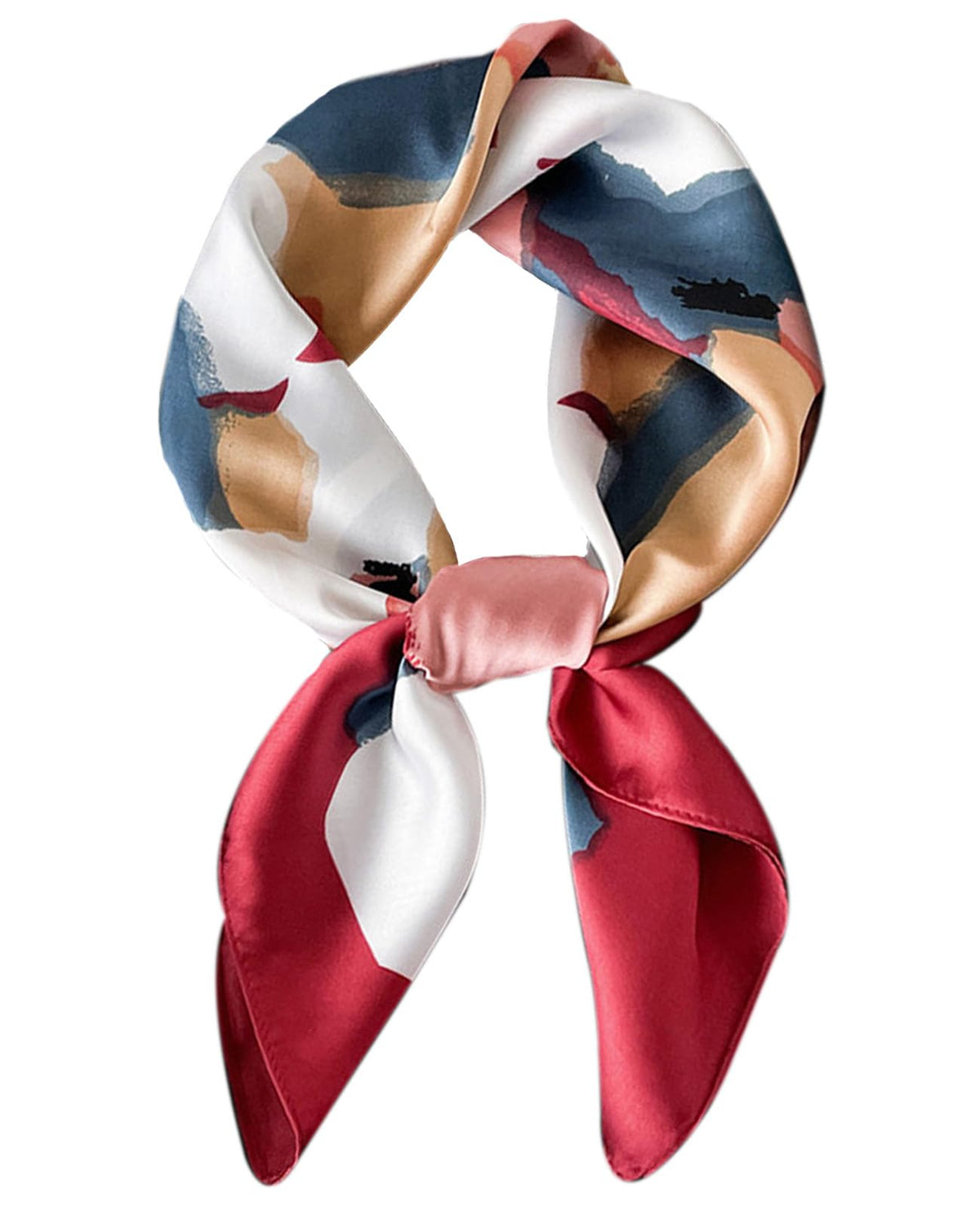 Hioyiwse Satin Bandanas Head Scarf For Women Hair Scarves Accessories Lightweight Fashion Wrap Neck Silk Sleeping Headscarf