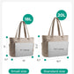 BAGSMART Tote Bag for Women, Lightweight Puffy Tote Bag with Compartments Shoulder Bag Handbag for Travel, Work, Gym | Lightweight