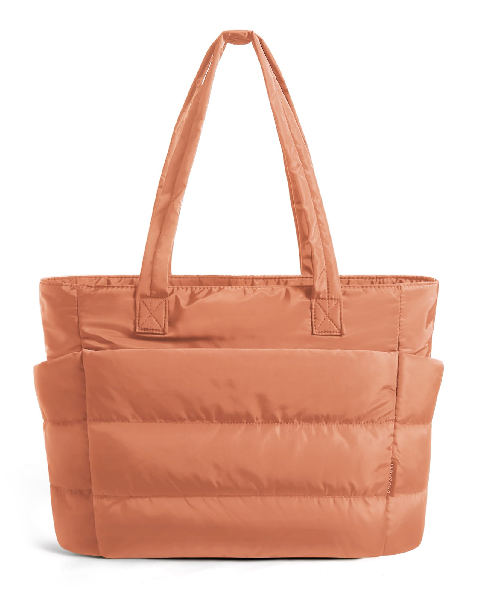 BAGSMART Tote Bag for Women, Lightweight Puffy Tote Bag with Compartments Shoulder Bag Handbag for Travel, Work, Gym | Lightweight