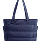 BAGSMART Tote Bag for Women, Lightweight Puffy Tote Bag with Compartments Shoulder Bag Handbag for Travel, Work, Gym | Lightweight