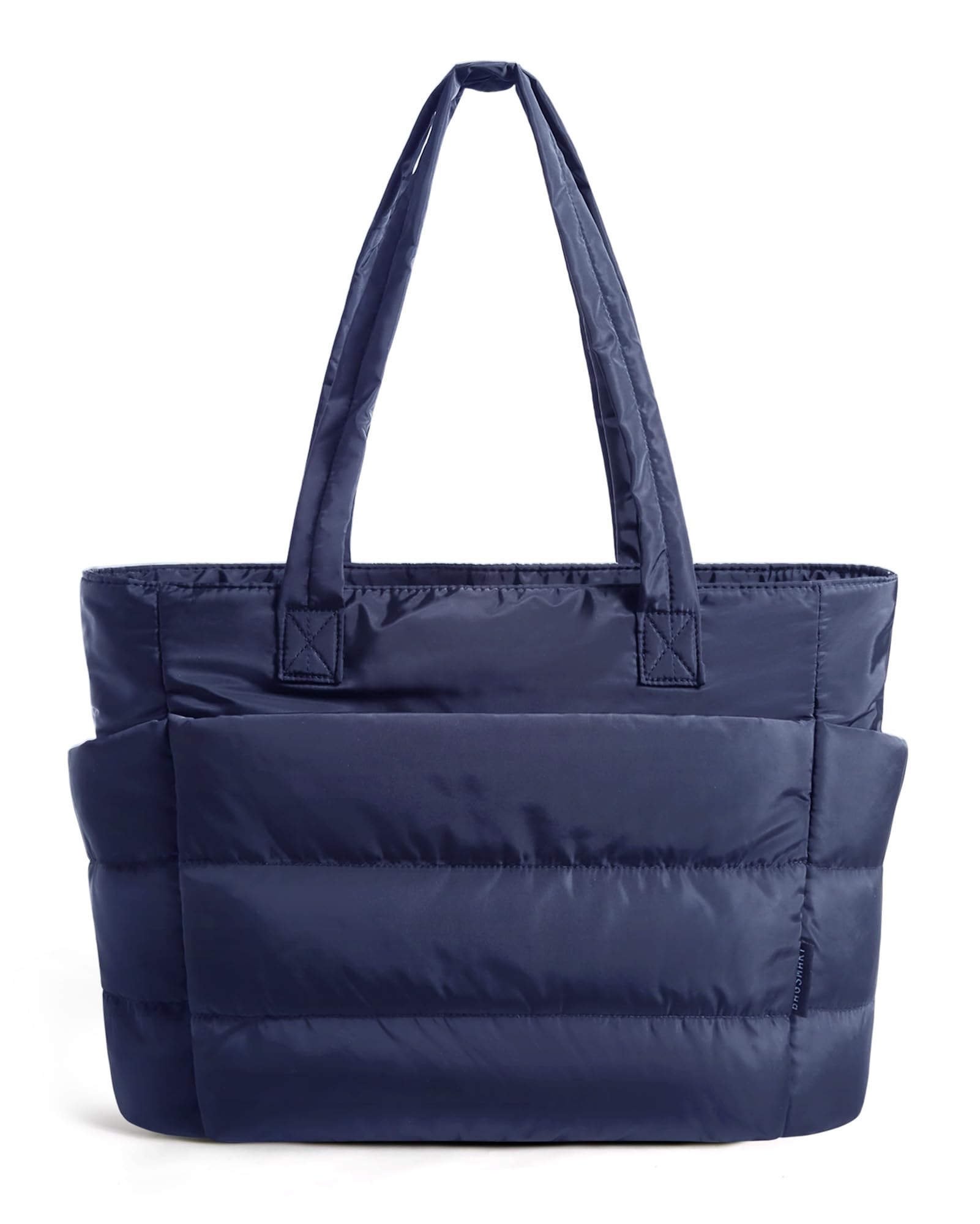 BAGSMART Tote Bag for Women, Lightweight Puffy Tote Bag with Compartments Shoulder Bag Handbag for Travel, Work, Gym | Lightweight