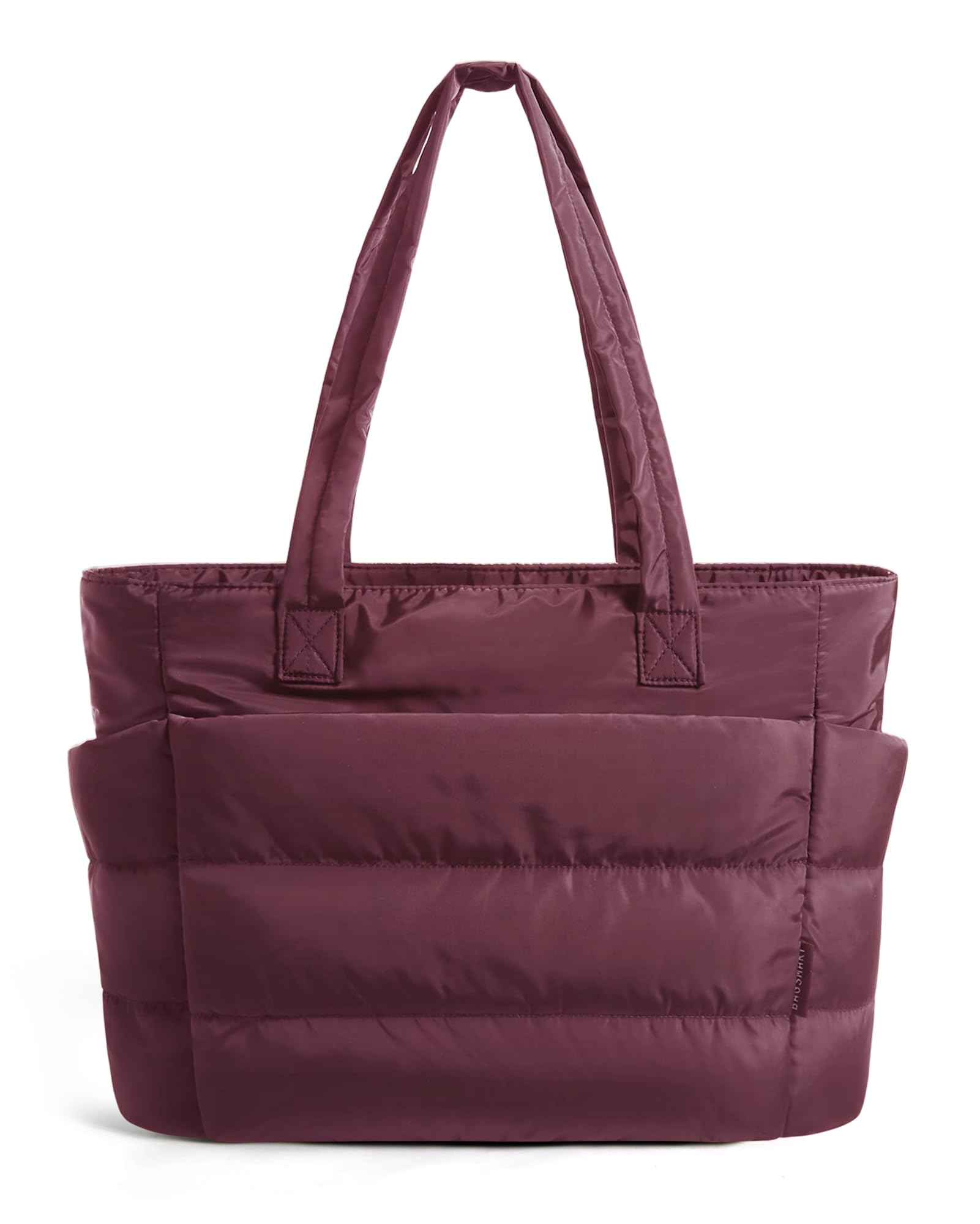 BAGSMART Tote Bag for Women, Lightweight Puffy Tote Bag with Compartments Shoulder Bag Handbag for Travel, Work, Gym | Lightweight