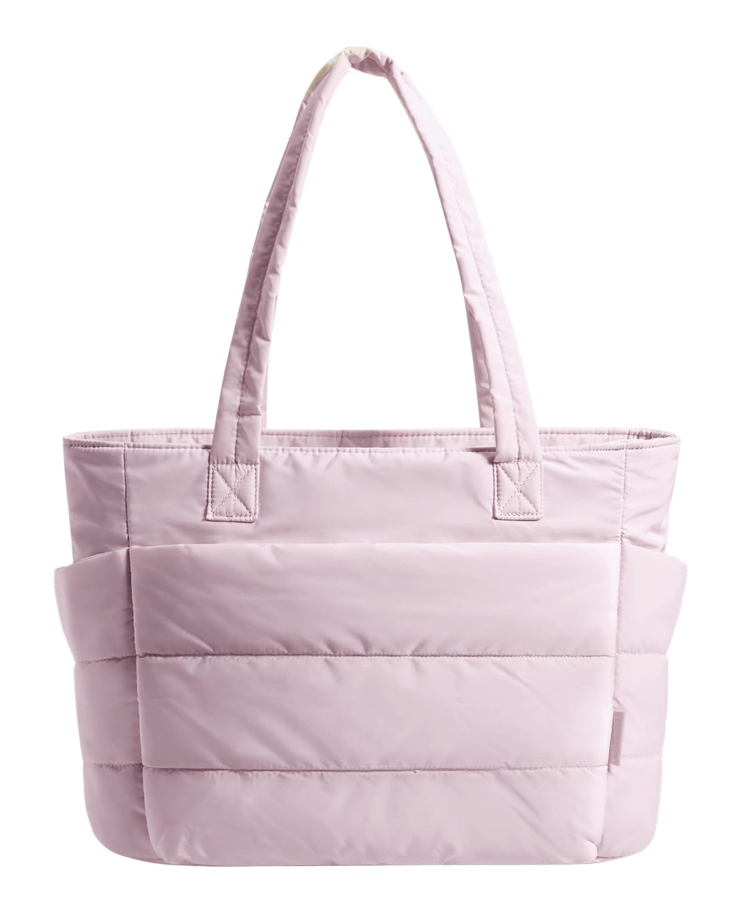 BAGSMART Tote Bag for Women, Lightweight Puffy Tote Bag with Compartments Shoulder Bag Handbag for Travel, Work, Gym | Lightweight