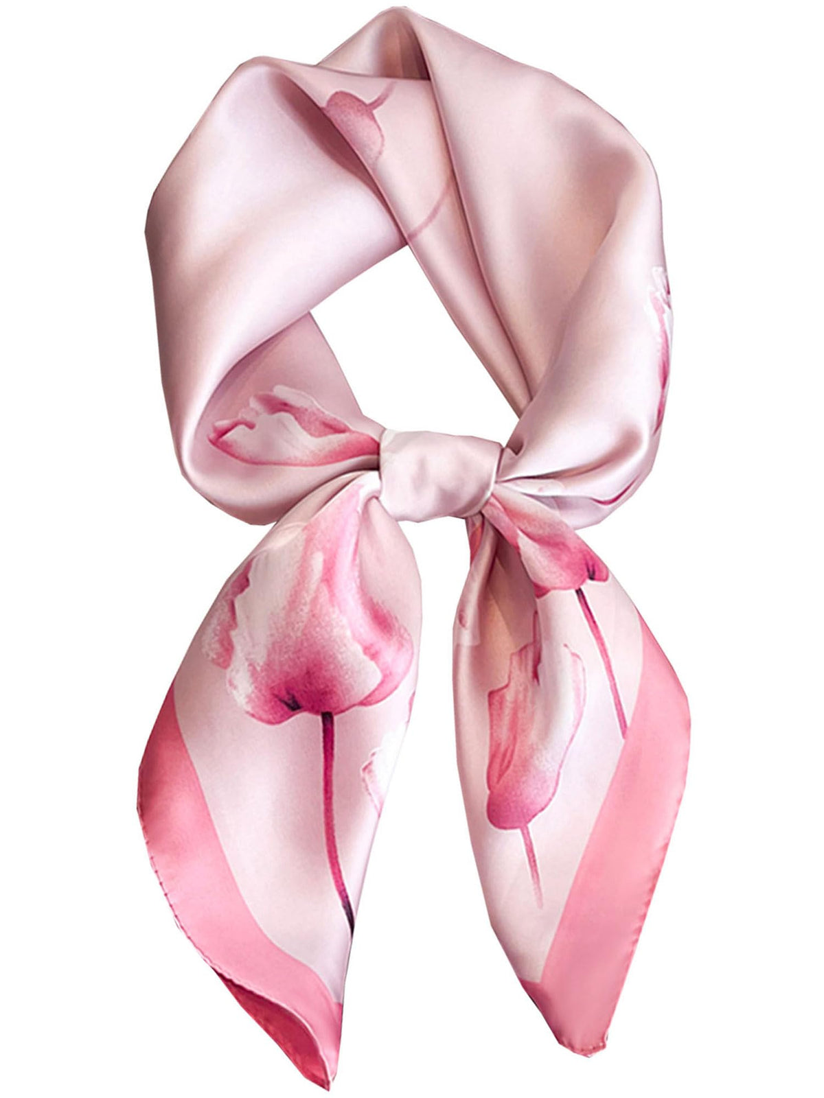 Silky Scarf for Women Lightweight Satin Bandanas Neck Hair Wrap For Sleeping Head Scarves 27.5"