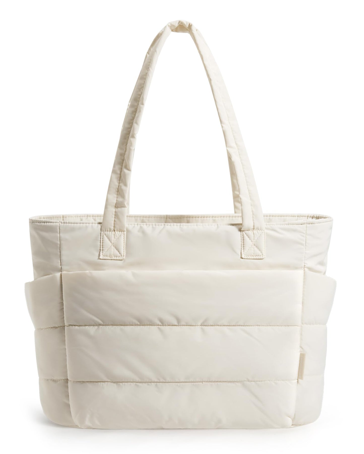 BAGSMART Tote Bag for Women, Lightweight Puffy Tote Bag with Compartments Shoulder Bag Handbag for Travel, Work, Gym | Lightweight