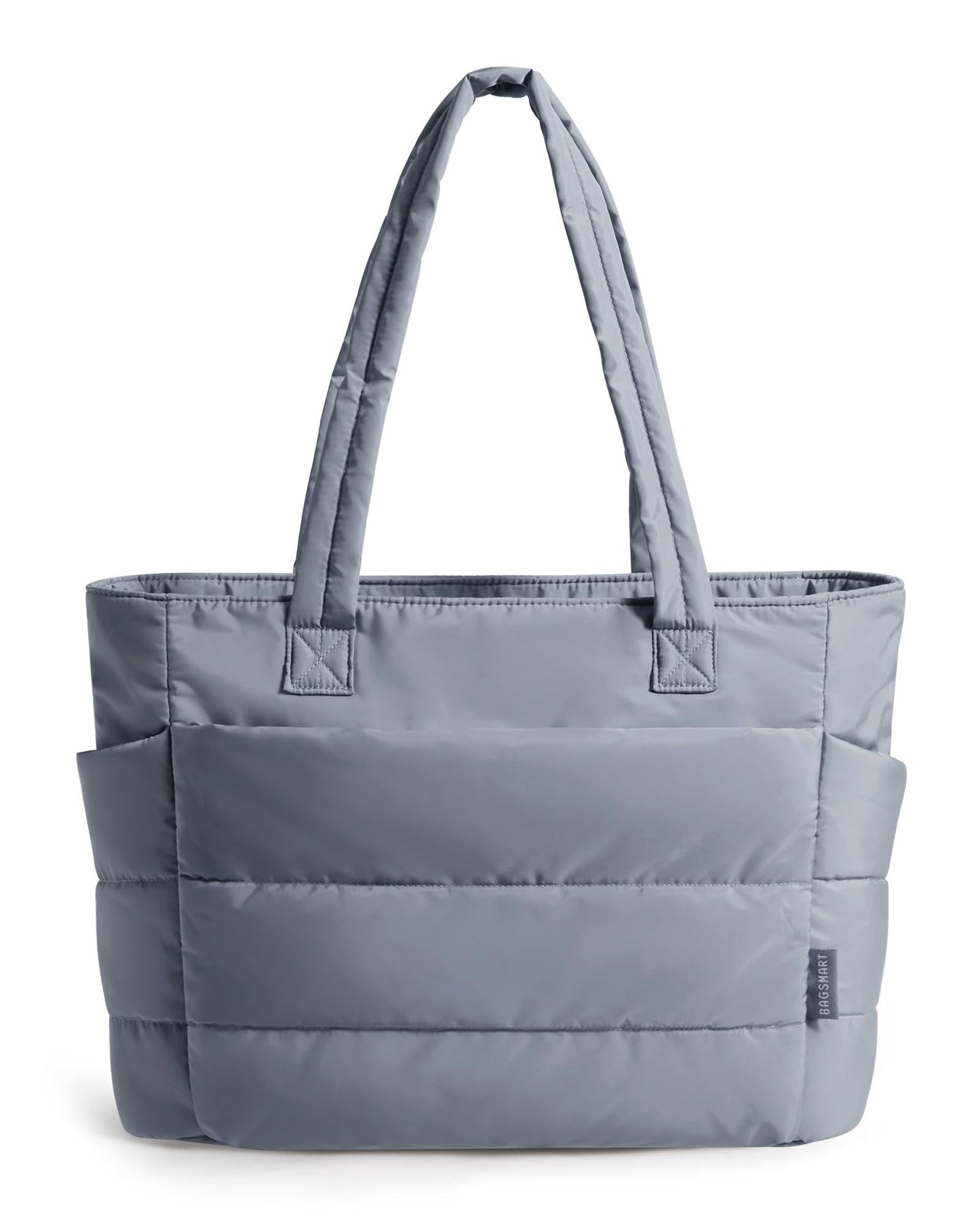 BAGSMART Tote Bag for Women, Lightweight Puffy Tote Bag with Compartments Shoulder Bag Handbag for Travel, Work, Gym | Lightweight