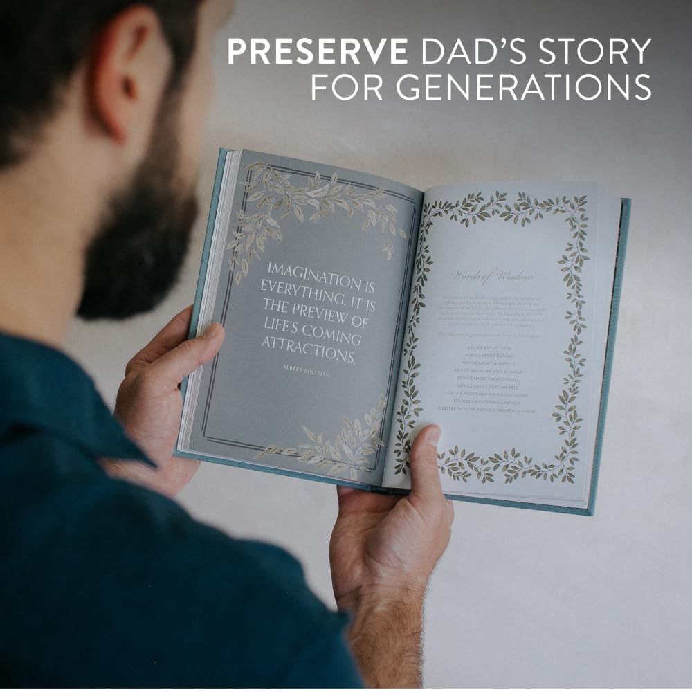 Dad's Story Journal (Linen Hardcover): A Memory and Keepsake Journal for My Family (Heirloom Story Books and Guided Journals)
