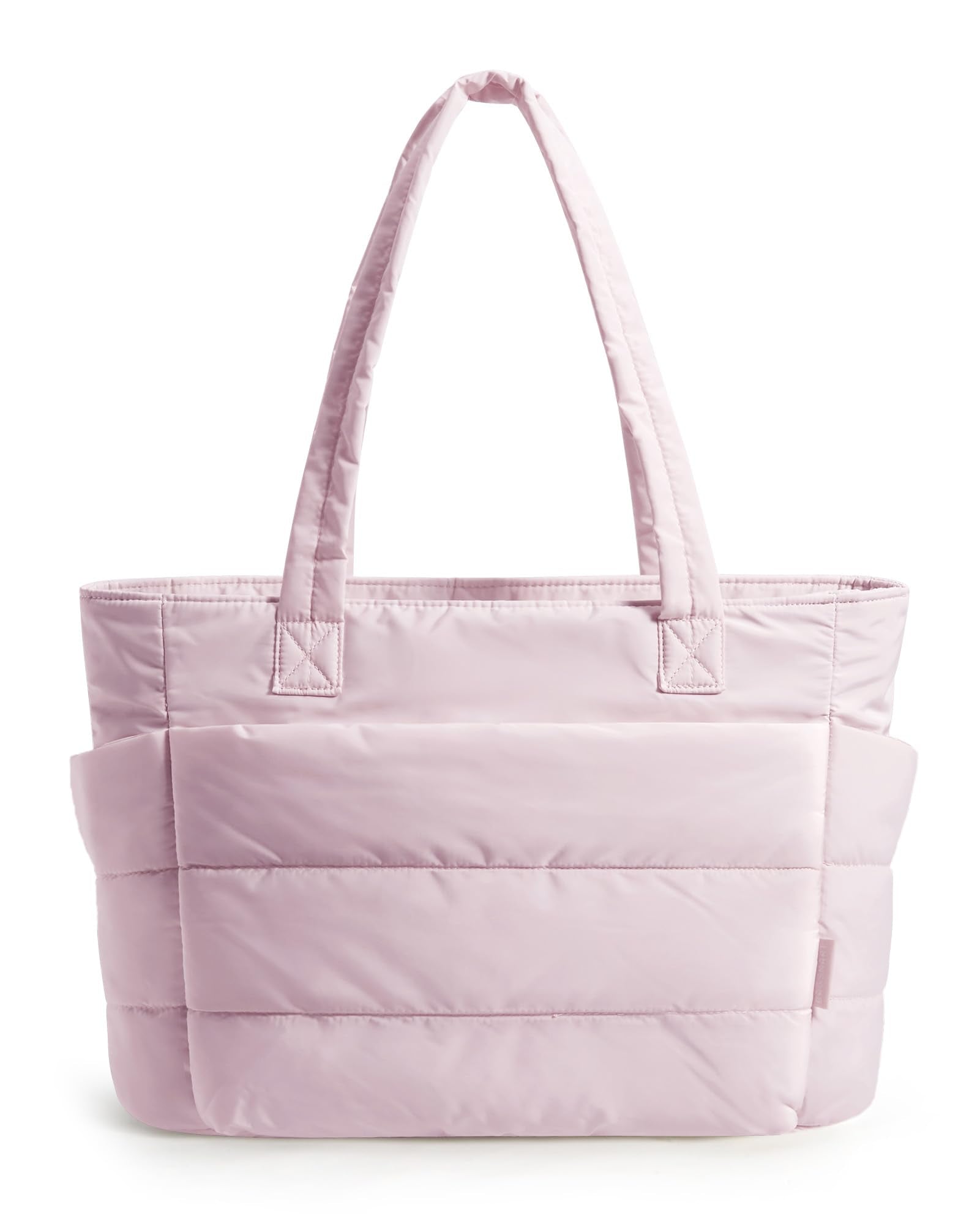 BAGSMART Tote Bag for Women, Lightweight Puffy Tote Bag with Compartments Shoulder Bag Handbag for Travel, Work, Gym | Lightweight
