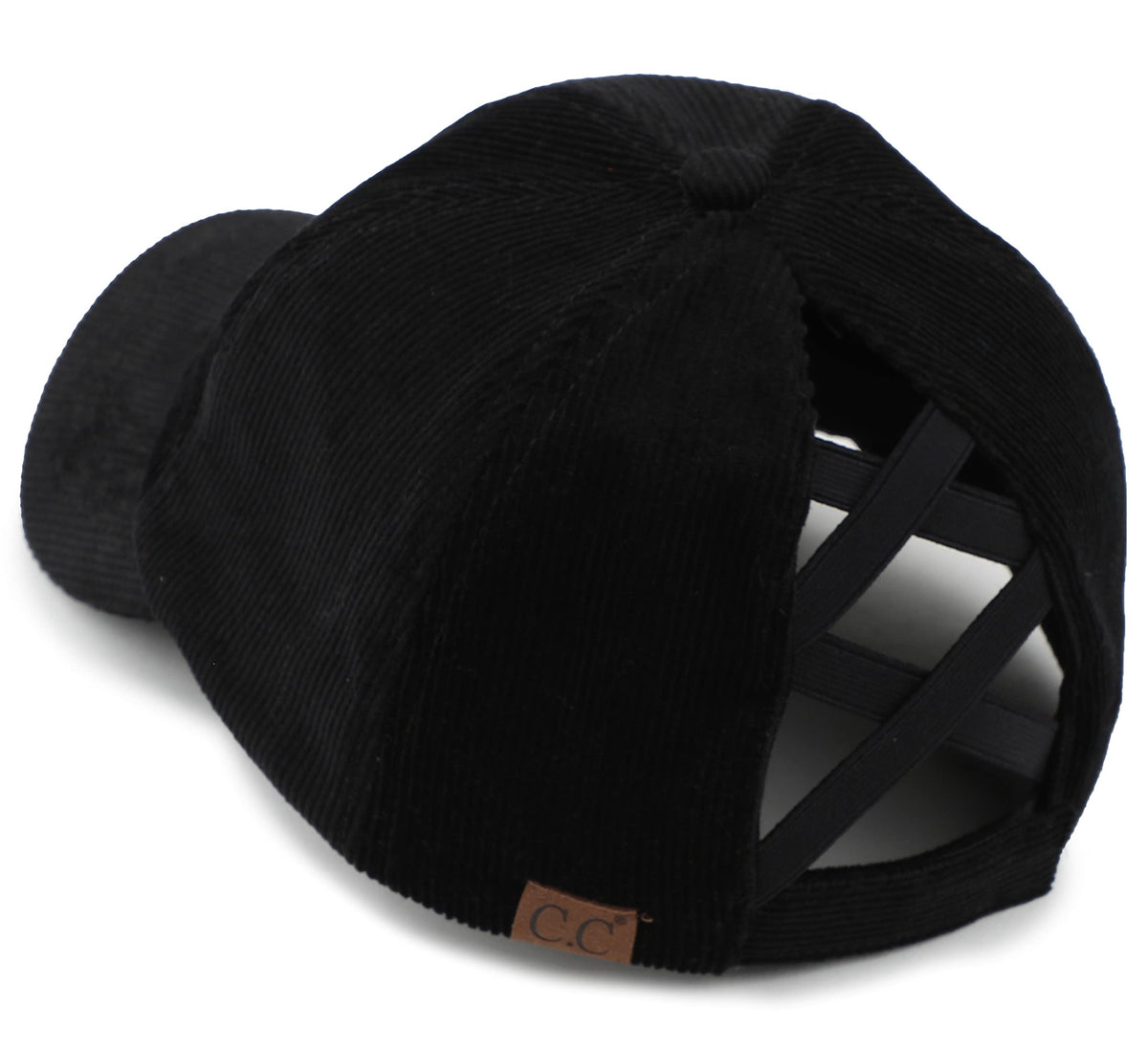 Funky Junque Ponytail Hat for Women - Baseball Cap with Adjustable Fit & High Pony Tail Criss Cross Back for Everyday Wear