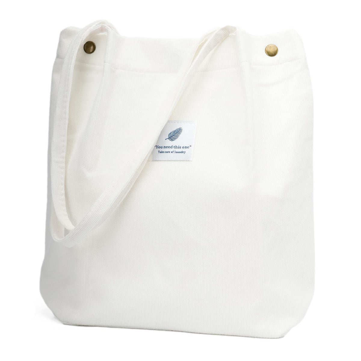 Corduroy Tote Bag Cute Tote Bags for Women Shoulder Bag with Inner Pocket for Work Beach Travel and Shopping Grocery