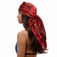 RIIQIICHY Head Scarf for Women Like Silk Scarf Hair Scarf Printed Square Scarf Bandanas for Women 35 Inches
