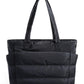 BAGSMART Tote Bag for Women, Lightweight Puffy Tote Bag with Compartments Shoulder Bag Handbag for Travel, Work, Gym | Lightweight