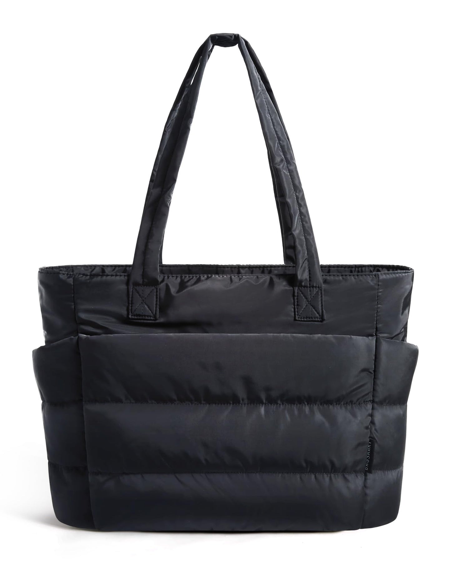 BAGSMART Tote Bag for Women, Lightweight Puffy Tote Bag with Compartments Shoulder Bag Handbag for Travel, Work, Gym | Lightweight