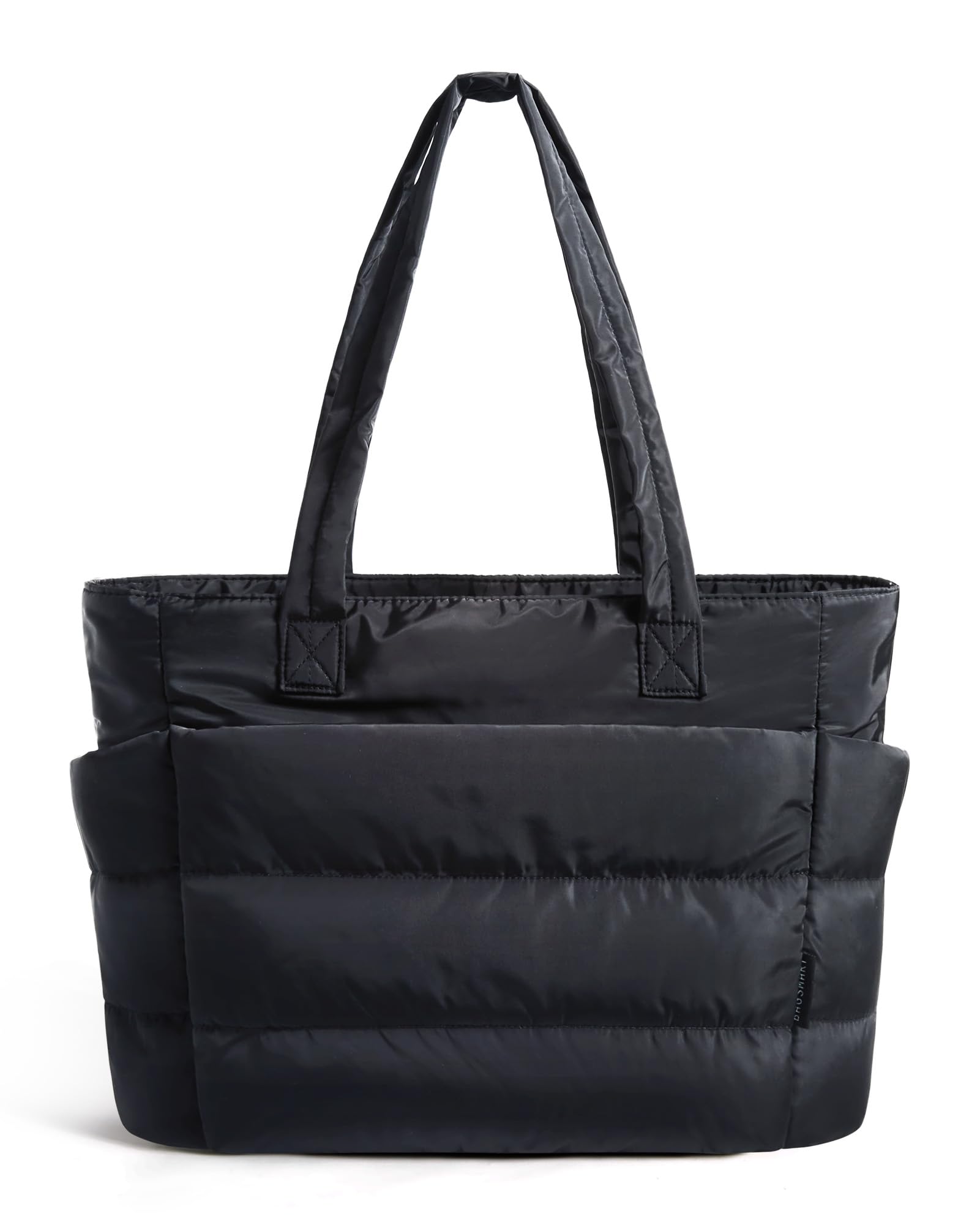BAGSMART Tote Bag for Women, Lightweight Puffy Tote Bag with Compartments Shoulder Bag Handbag for Travel, Work, Gym | Lightweight