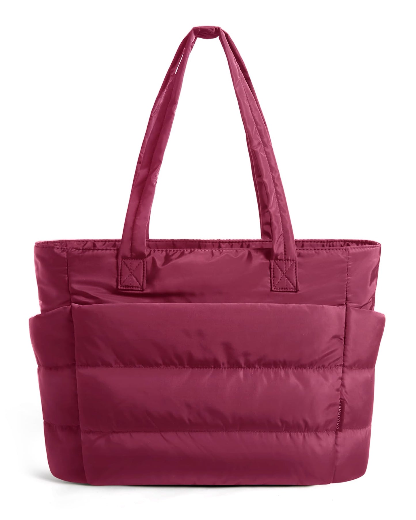 BAGSMART Tote Bag for Women, Lightweight Puffy Tote Bag with Compartments Shoulder Bag Handbag for Travel, Work, Gym | Lightweight