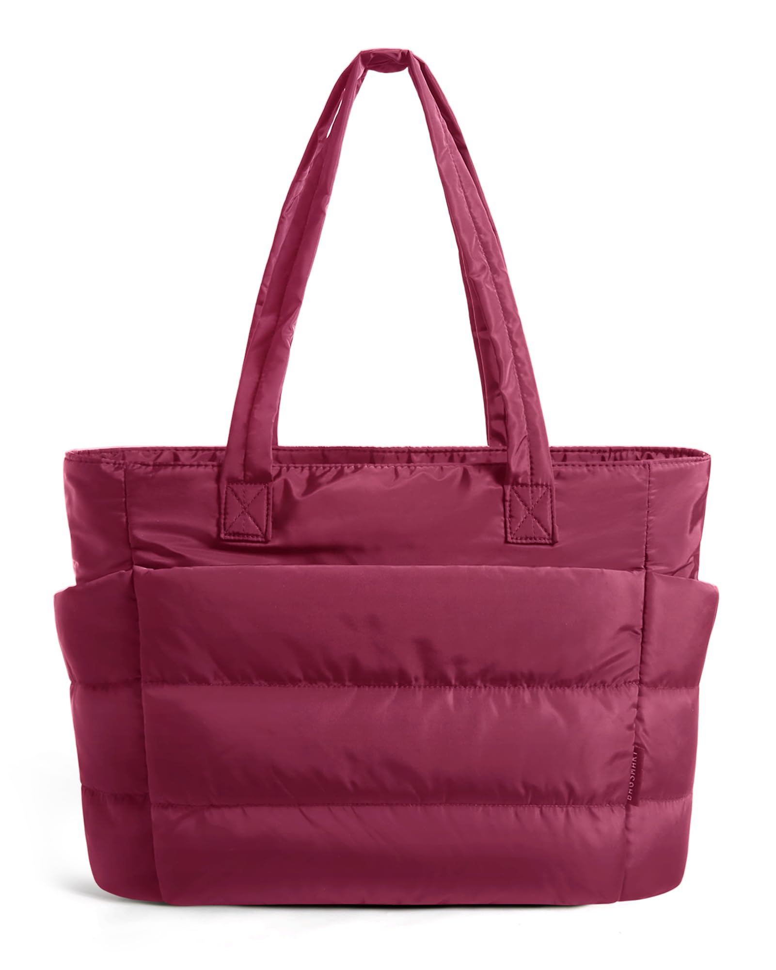 BAGSMART Tote Bag for Women, Lightweight Puffy Tote Bag with Compartments Shoulder Bag Handbag for Travel, Work, Gym | Lightweight