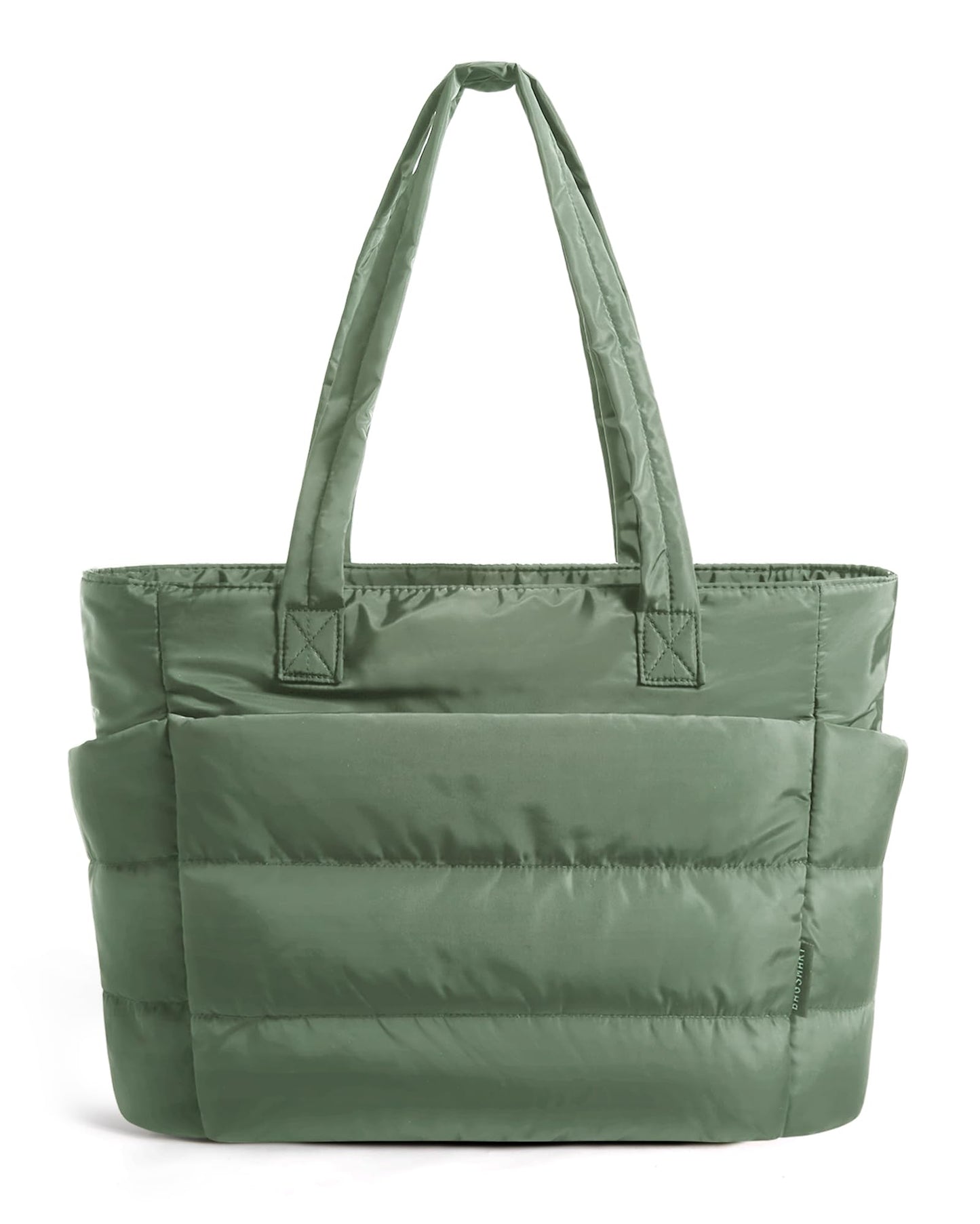 BAGSMART Tote Bag for Women, Lightweight Puffy Tote Bag with Compartments Shoulder Bag Handbag for Travel, Work, Gym | Lightweight