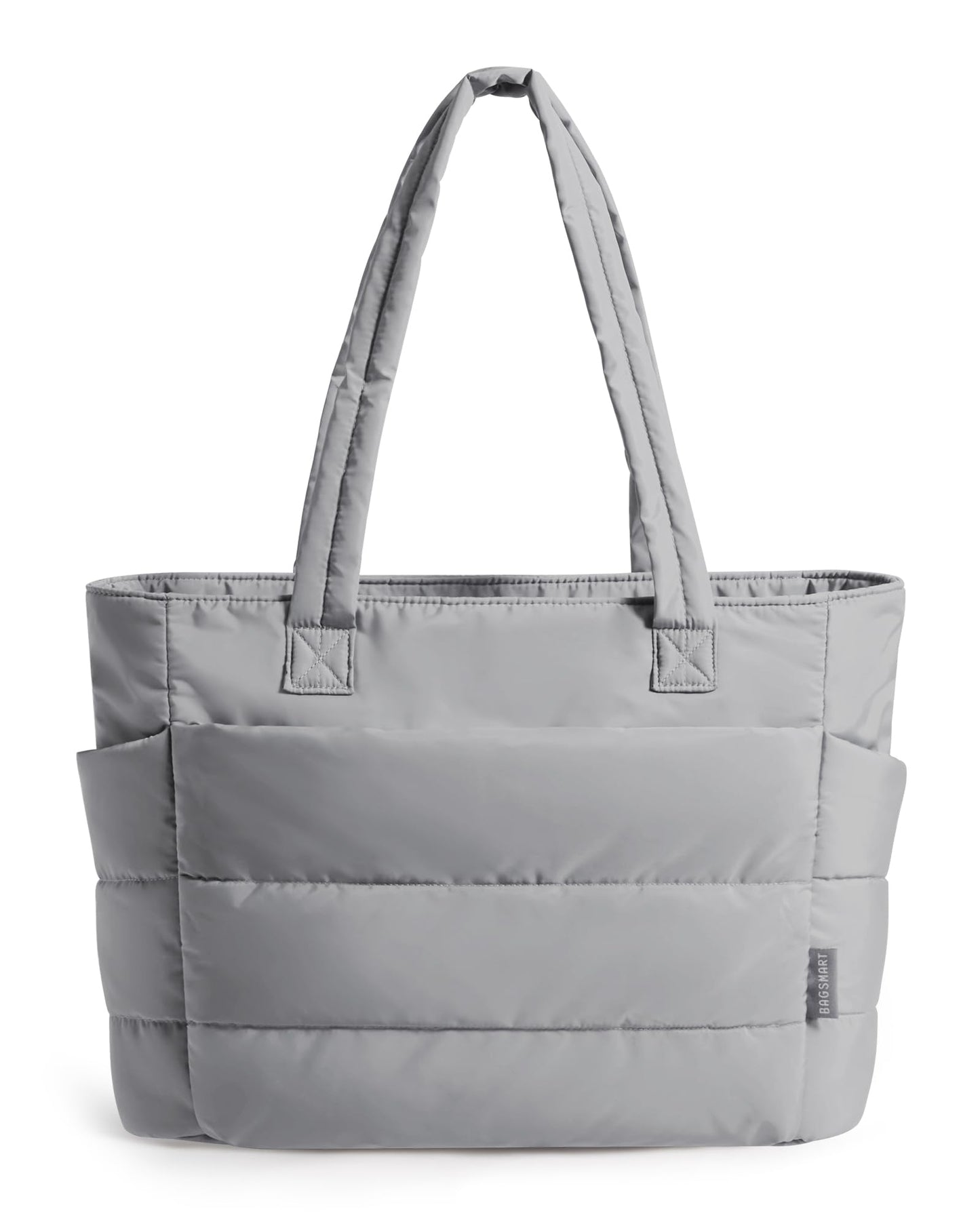BAGSMART Tote Bag for Women, Lightweight Puffy Tote Bag with Compartments Shoulder Bag Handbag for Travel, Work, Gym | Lightweight