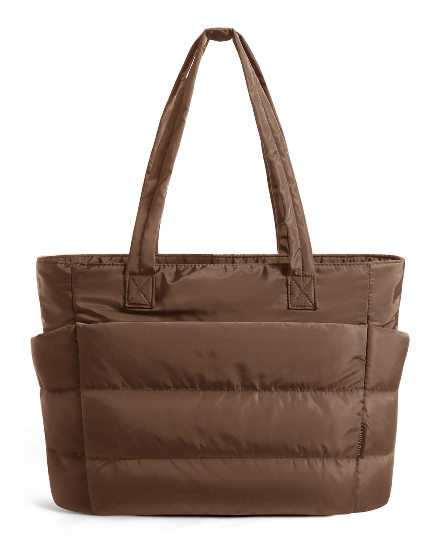 BAGSMART Tote Bag for Women, Lightweight Puffy Tote Bag with Compartments Shoulder Bag Handbag for Travel, Work, Gym | Lightweight