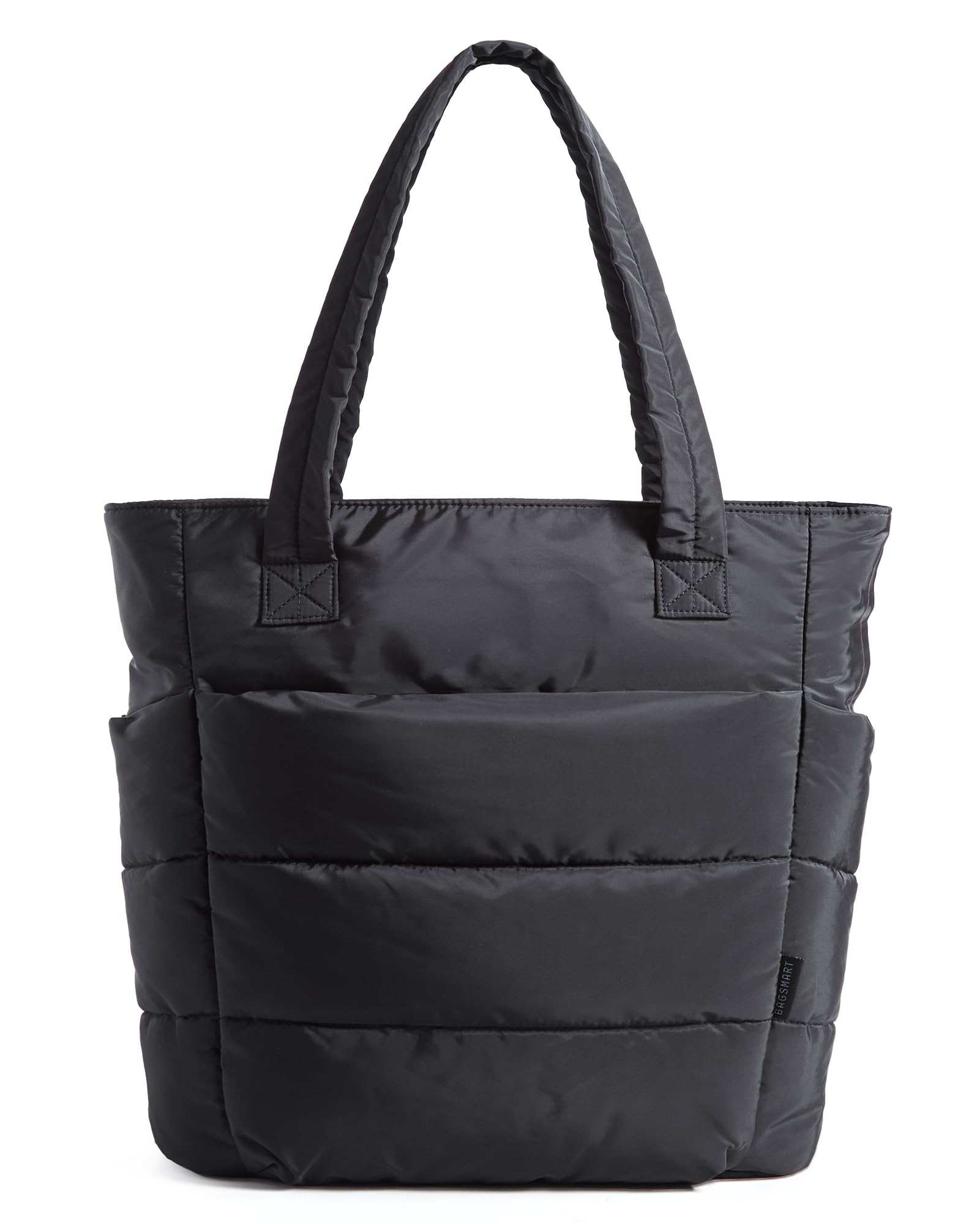 BAGSMART Tote Bag for Women, Lightweight Puffy Tote Bag with Compartments Shoulder Bag Handbag for Travel, Work, Gym | Lightweight