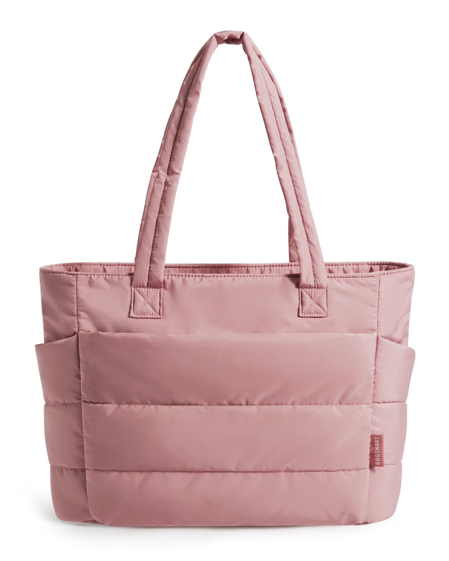BAGSMART Tote Bag for Women, Lightweight Puffy Tote Bag with Compartments Shoulder Bag Handbag for Travel, Work, Gym | Lightweight