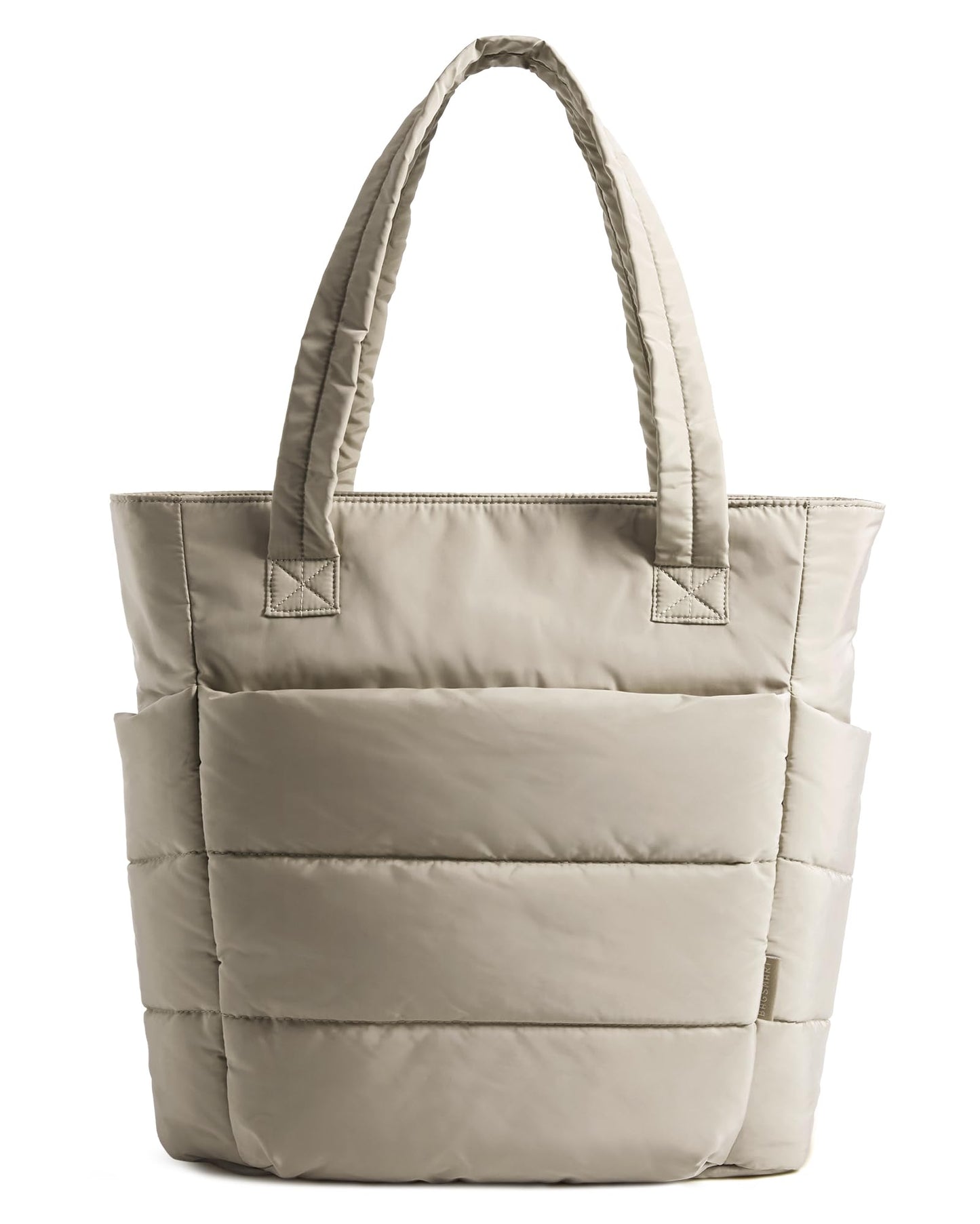 BAGSMART Tote Bag for Women, Lightweight Puffy Tote Bag with Compartments Shoulder Bag Handbag for Travel, Work, Gym | Lightweight