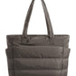 BAGSMART Tote Bag for Women, Lightweight Puffy Tote Bag with Compartments Shoulder Bag Handbag for Travel, Work, Gym | Lightweight