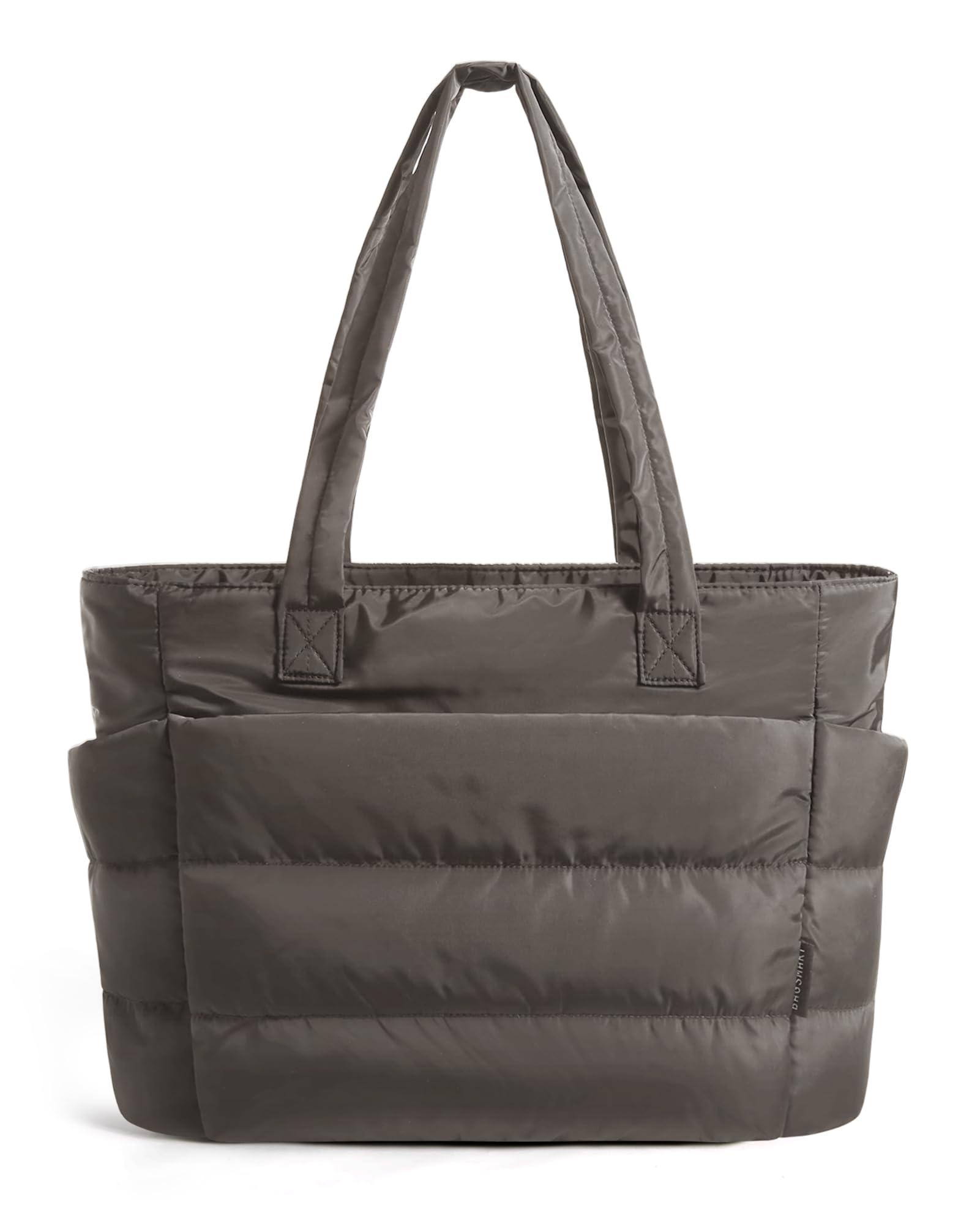 BAGSMART Tote Bag for Women, Lightweight Puffy Tote Bag with Compartments Shoulder Bag Handbag for Travel, Work, Gym | Lightweight