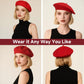 French Wool Beret Hats for Women Man Solid Color Classic Beanie Winter Cap Painter Berets.