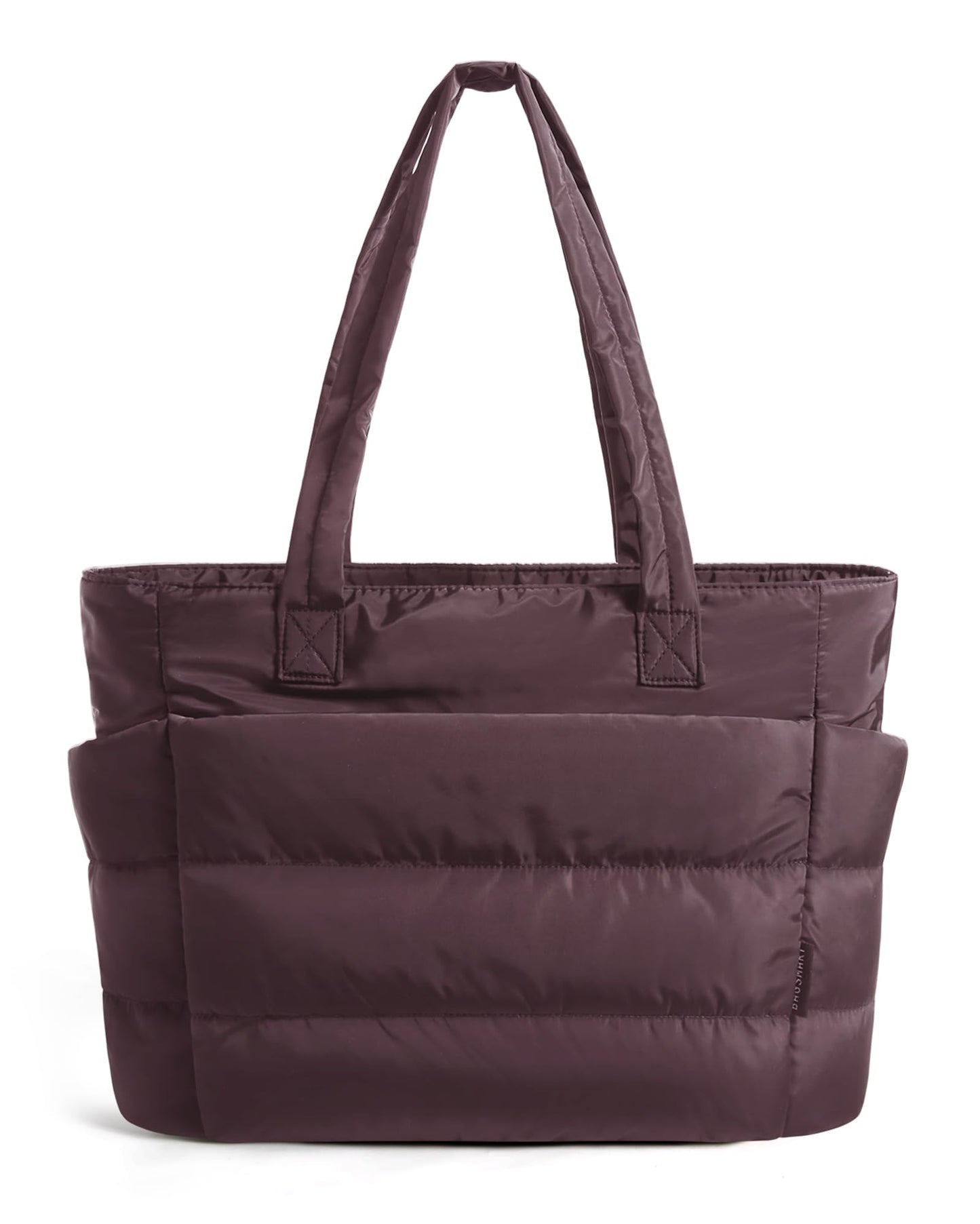 BAGSMART Tote Bag for Women, Lightweight Puffy Tote Bag with Compartments Shoulder Bag Handbag for Travel, Work, Gym | Lightweight