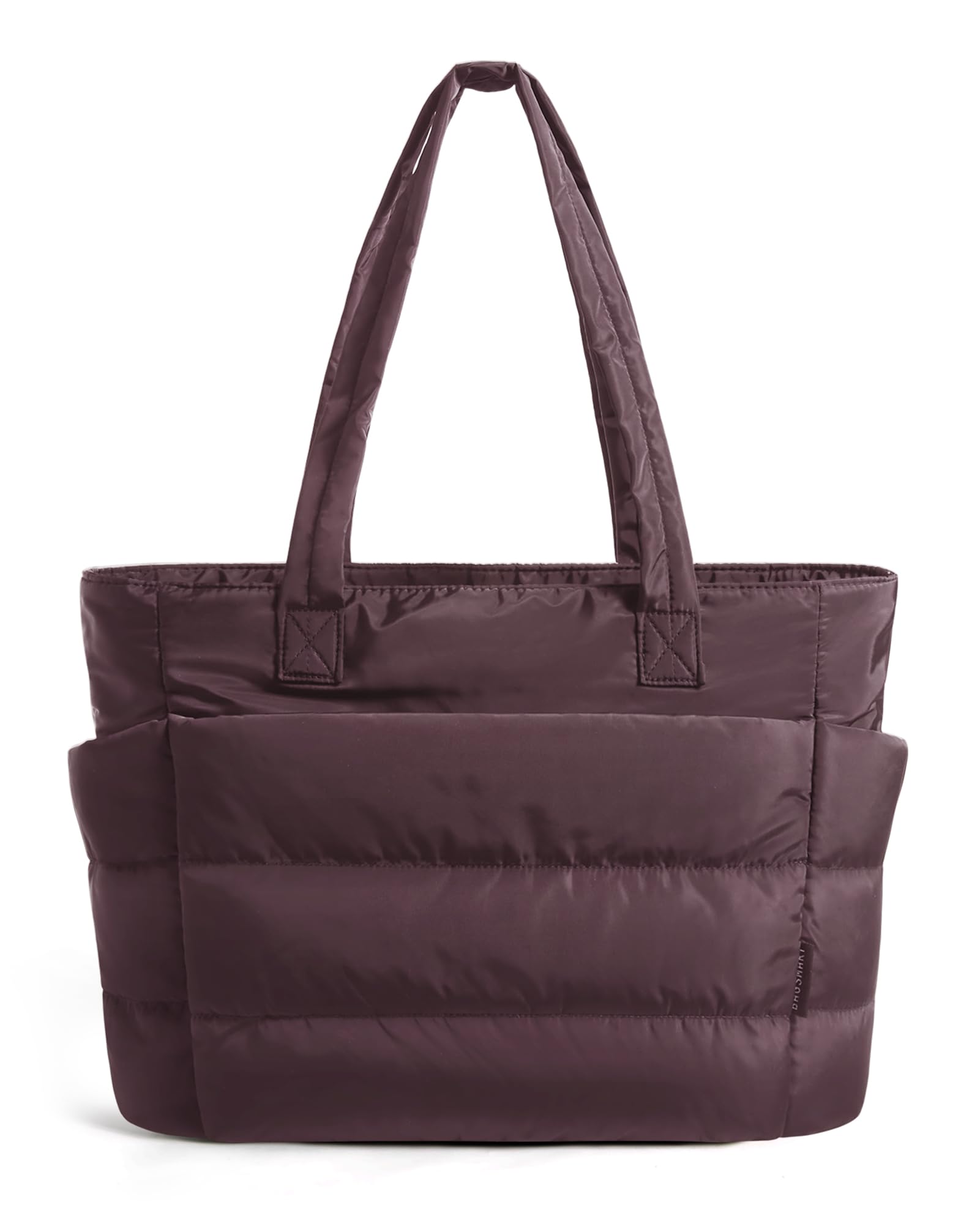 BAGSMART Tote Bag for Women, Lightweight Puffy Tote Bag with Compartments Shoulder Bag Handbag for Travel, Work, Gym | Lightweight