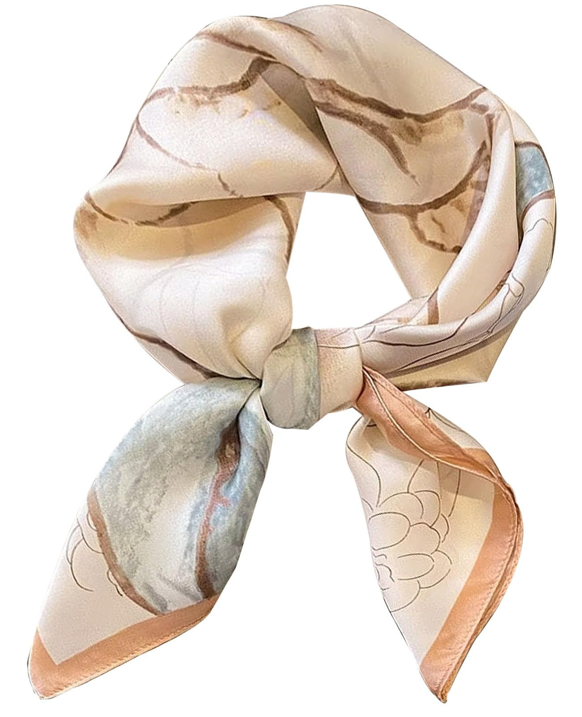 Hioyiwse Satin Bandanas Head Scarf For Women Hair Scarves Accessories Lightweight Fashion Wrap Neck Silk Sleeping Headscarf