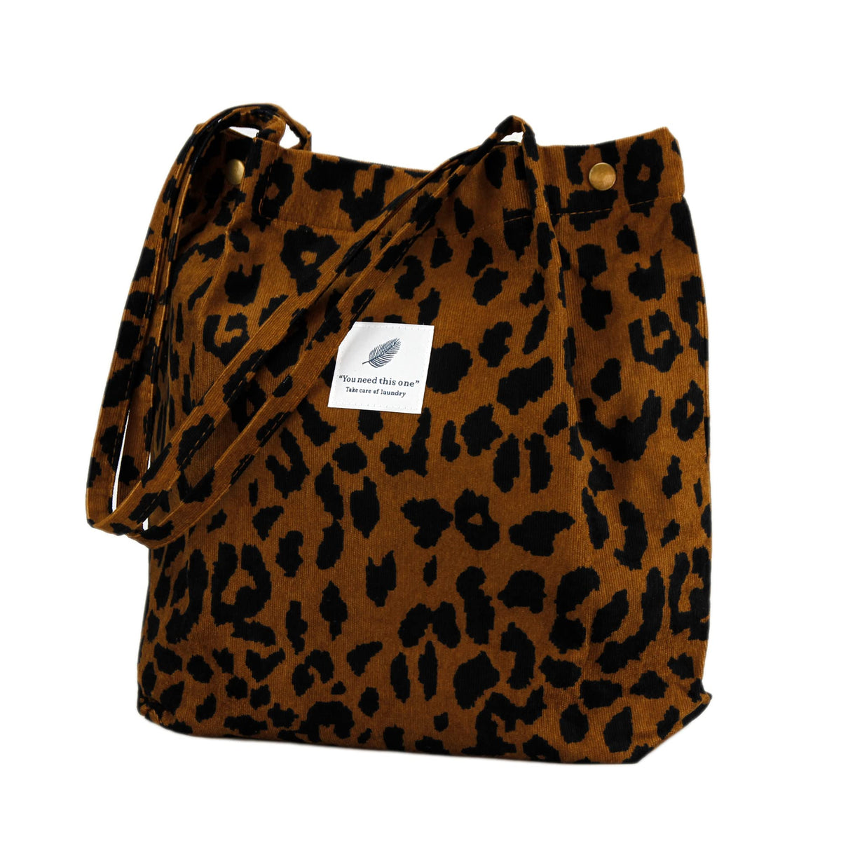 Corduroy Tote Bag Cute Tote Bags for Women Shoulder Bag with Inner Pocket for Work Beach Travel and Shopping Grocery