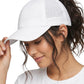 Funky Junque Ponytail Hat for Women - Baseball Cap with Adjustable Fit & High Pony Tail Criss Cross Back for Everyday Wear