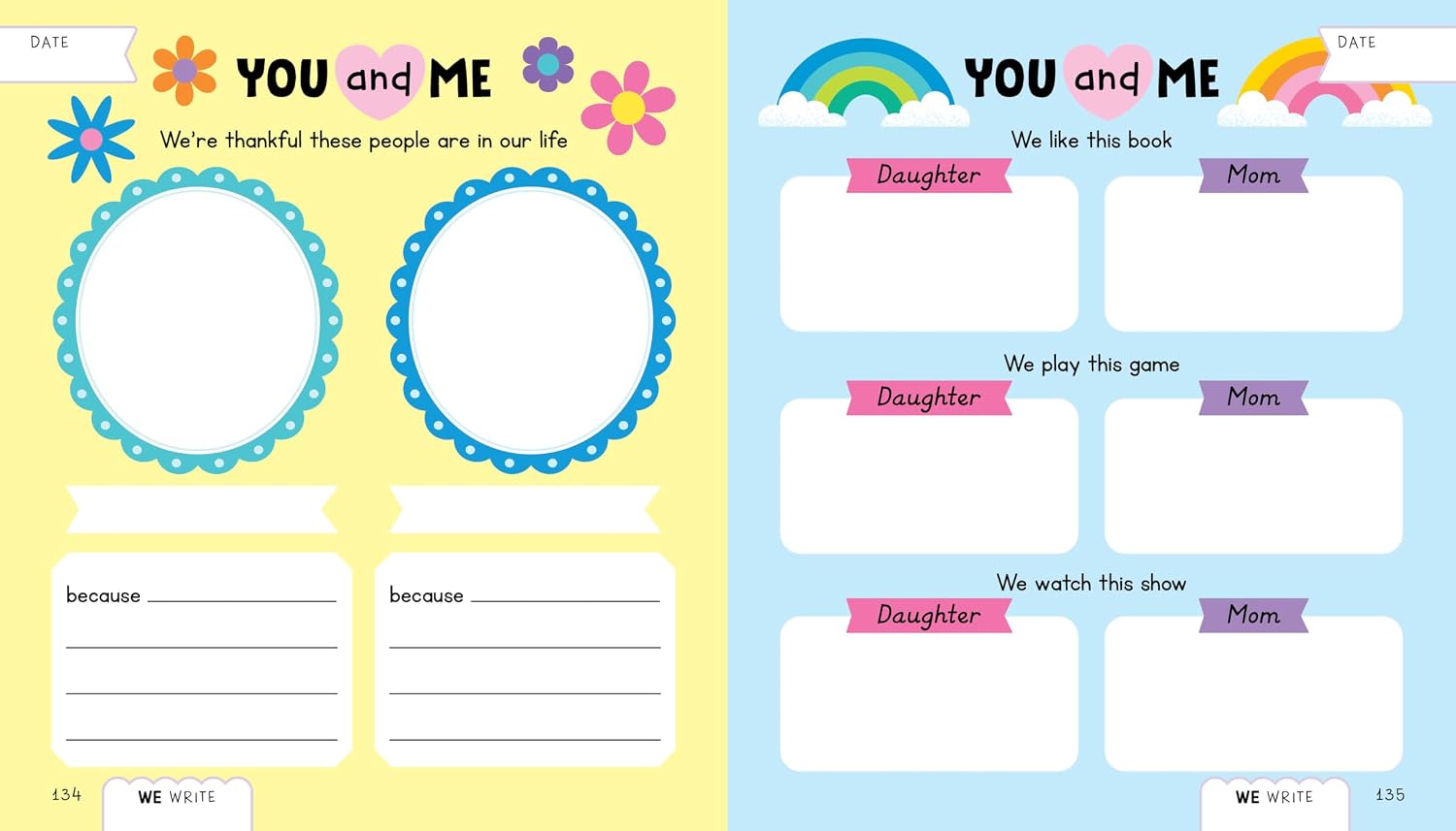 My First Mom and Daughter Journal: An activity book for girls and moms together