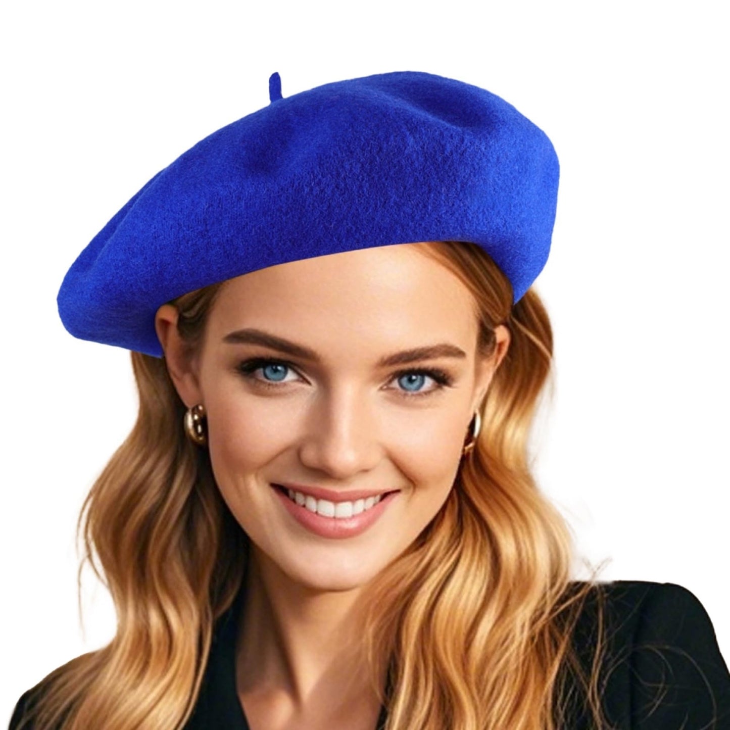 French Wool Beret Hats for Women Man Solid Color Classic Beanie Winter Cap Painter Berets.