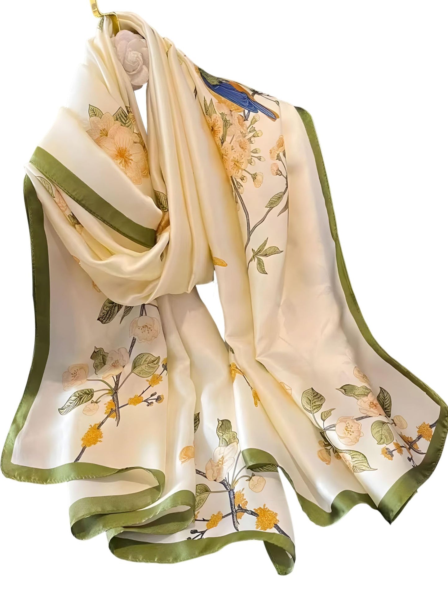 Large Shawl Scarf For Women Lightweight Wraps Silky Headscarf Long Sunscreen Scarfs