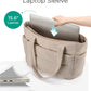 BAGSMART Tote Bag for Women, Lightweight Puffy Tote Bag with Compartments Shoulder Bag Handbag for Travel, Work, Gym | Lightweight