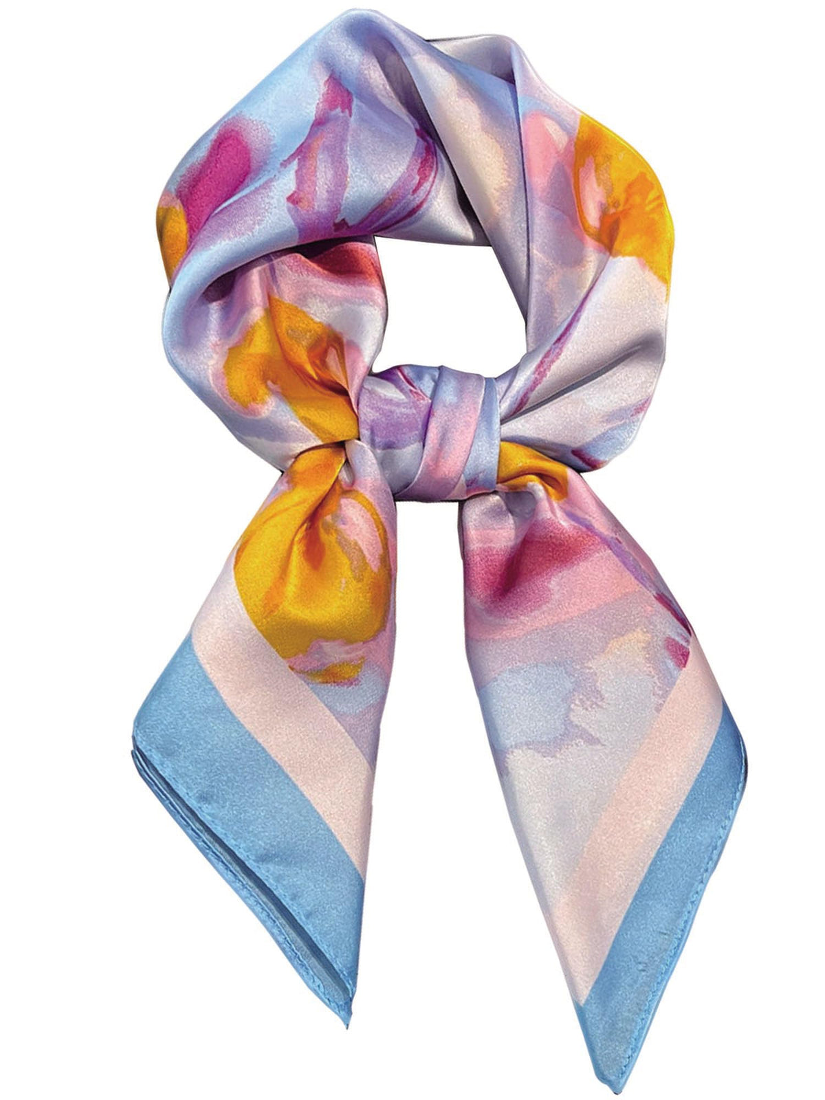 Silky Scarf for Women Lightweight Satin Bandanas Neck Hair Wrap For Sleeping Head Scarves 27.5"
