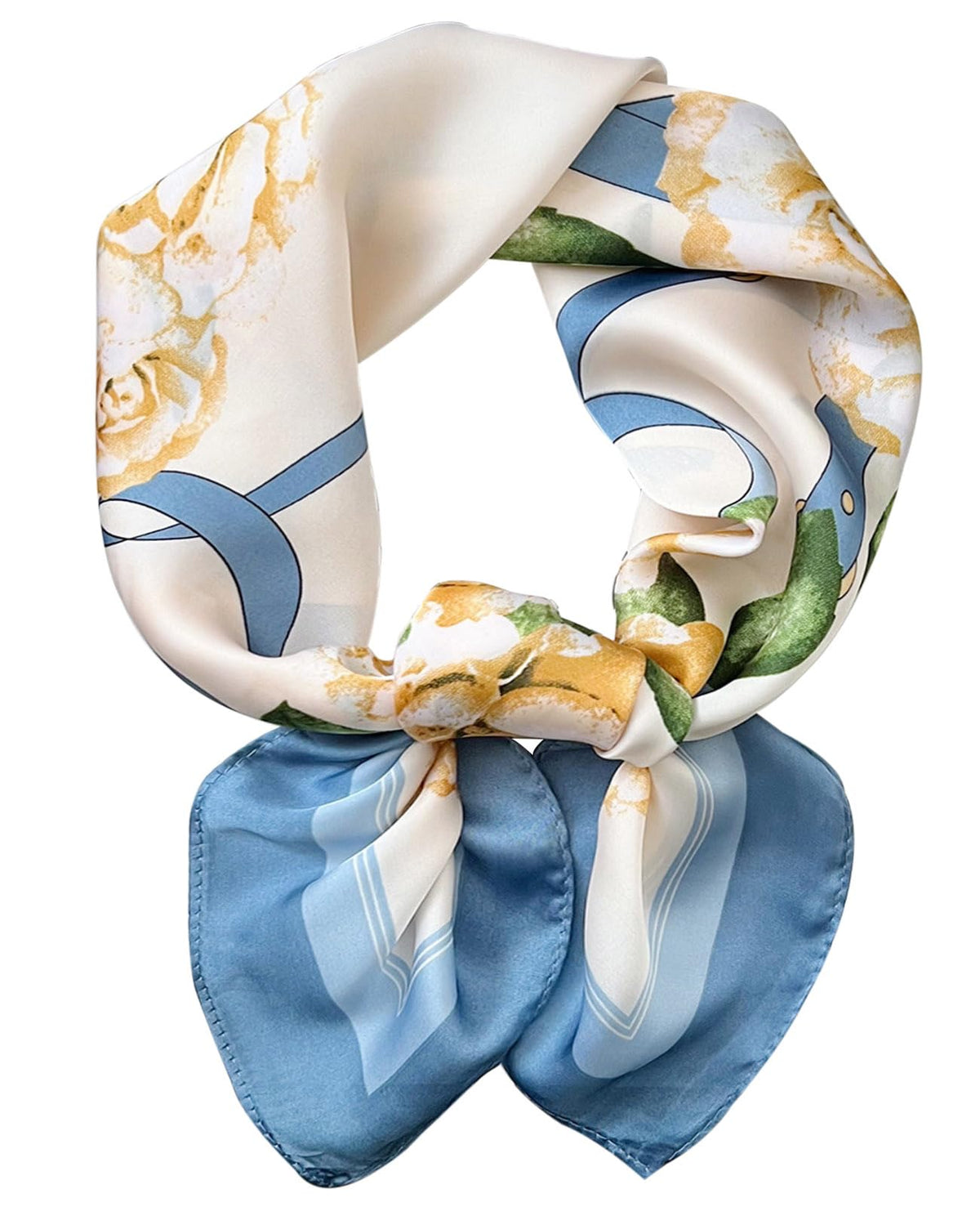 Hioyiwse Satin Bandanas Head Scarf For Women Hair Scarves Accessories Lightweight Fashion Wrap Neck Silk Sleeping Headscarf