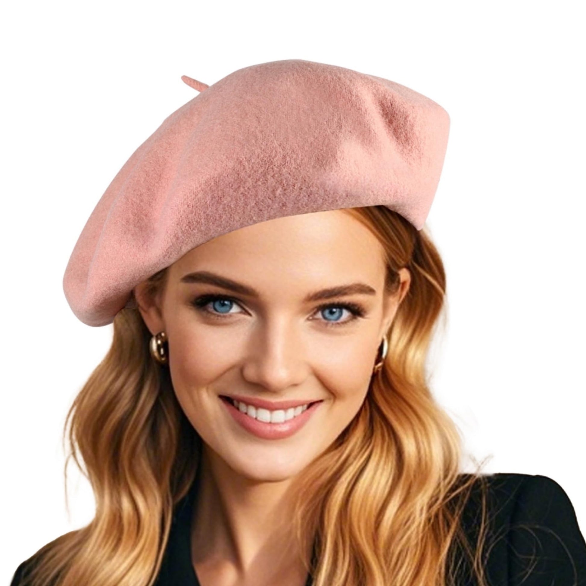 French Wool Beret Hats for Women Man Solid Color Classic Beanie Winter Cap Painter Berets.