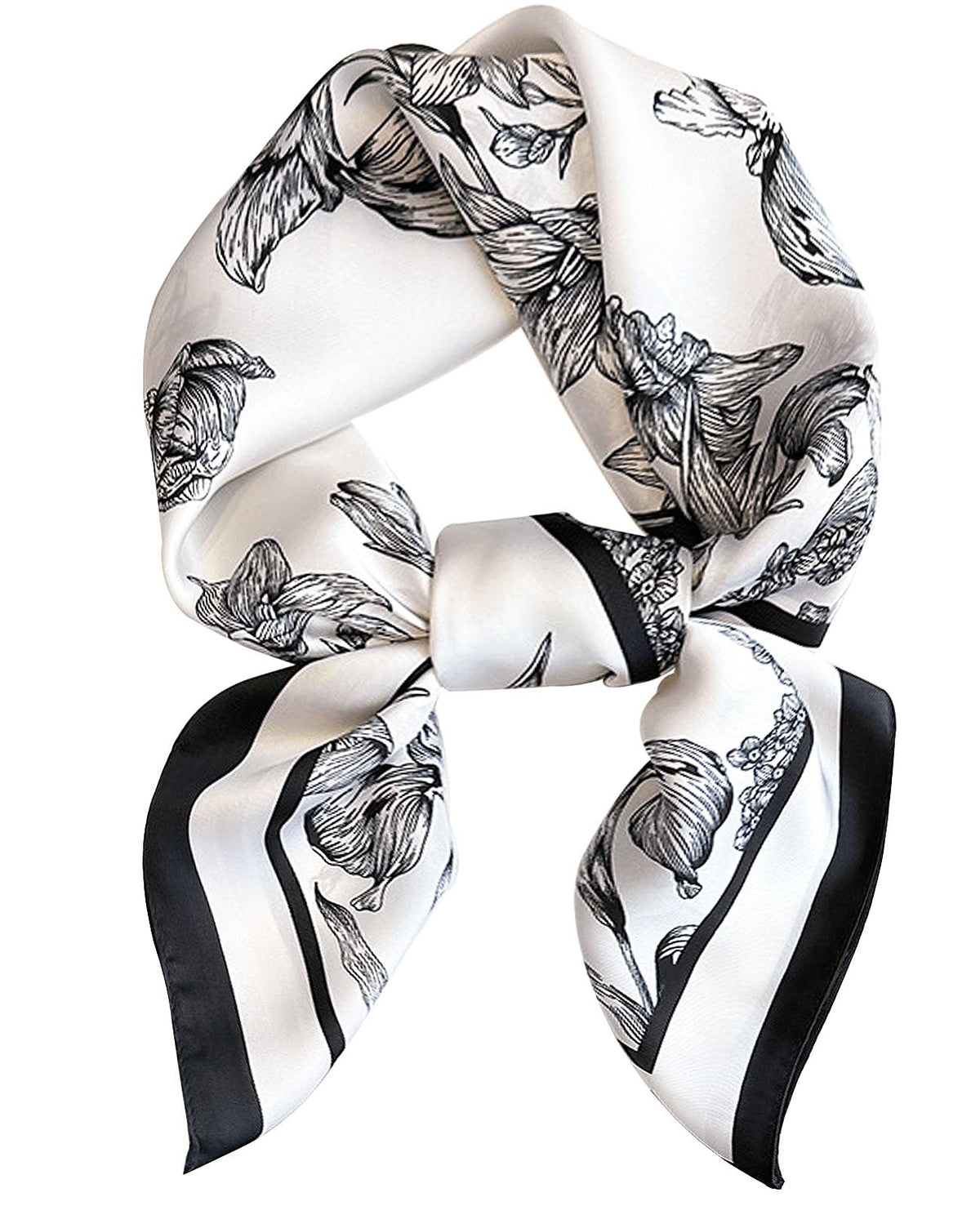 Hioyiwse Satin Bandanas Head Scarf For Women Hair Scarves Accessories Lightweight Fashion Wrap Neck Silk Sleeping Headscarf