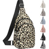 Tuwubi Crossbody Bags for Women, Sling Bag for Men, Small Hiking Backpack Anti Theft Lightweight for Outdoors Travel (M, Black)