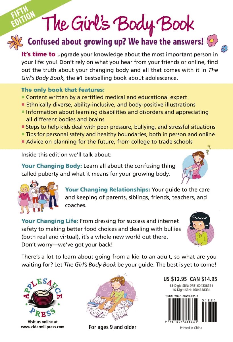 The Girl's Body Book (Fifth Edition): Everything You Need to Know for a Healthy, Happy YOU! (Boys & Girls Body Books)