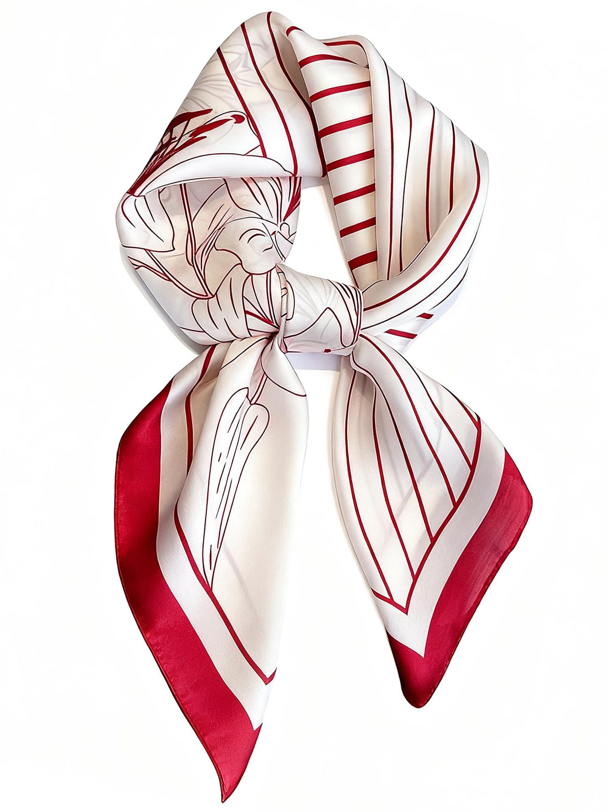 Hioyiwse Satin Bandanas Head Scarf For Women Hair Scarves Accessories Lightweight Fashion Wrap Neck Silk Sleeping Headscarf