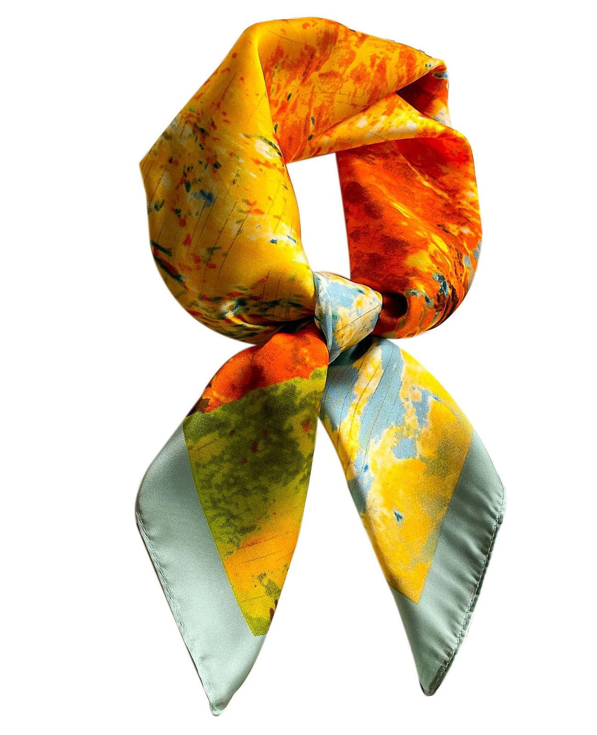 Hioyiwse Satin Bandanas Head Scarf For Women Hair Scarves Accessories Lightweight Fashion Wrap Neck Silk Sleeping Headscarf