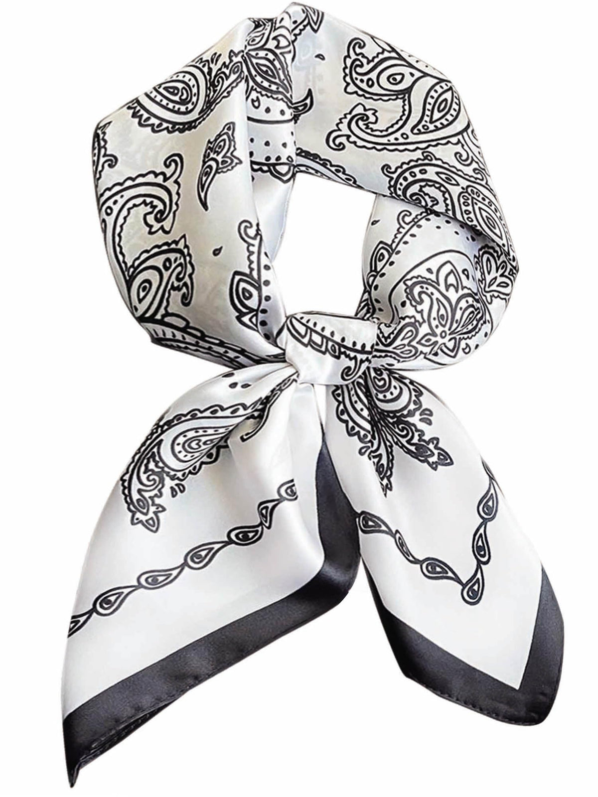Silky Scarf for Women Lightweight Satin Bandanas Neck Hair Wrap For Sleeping Head Scarves 27.5"