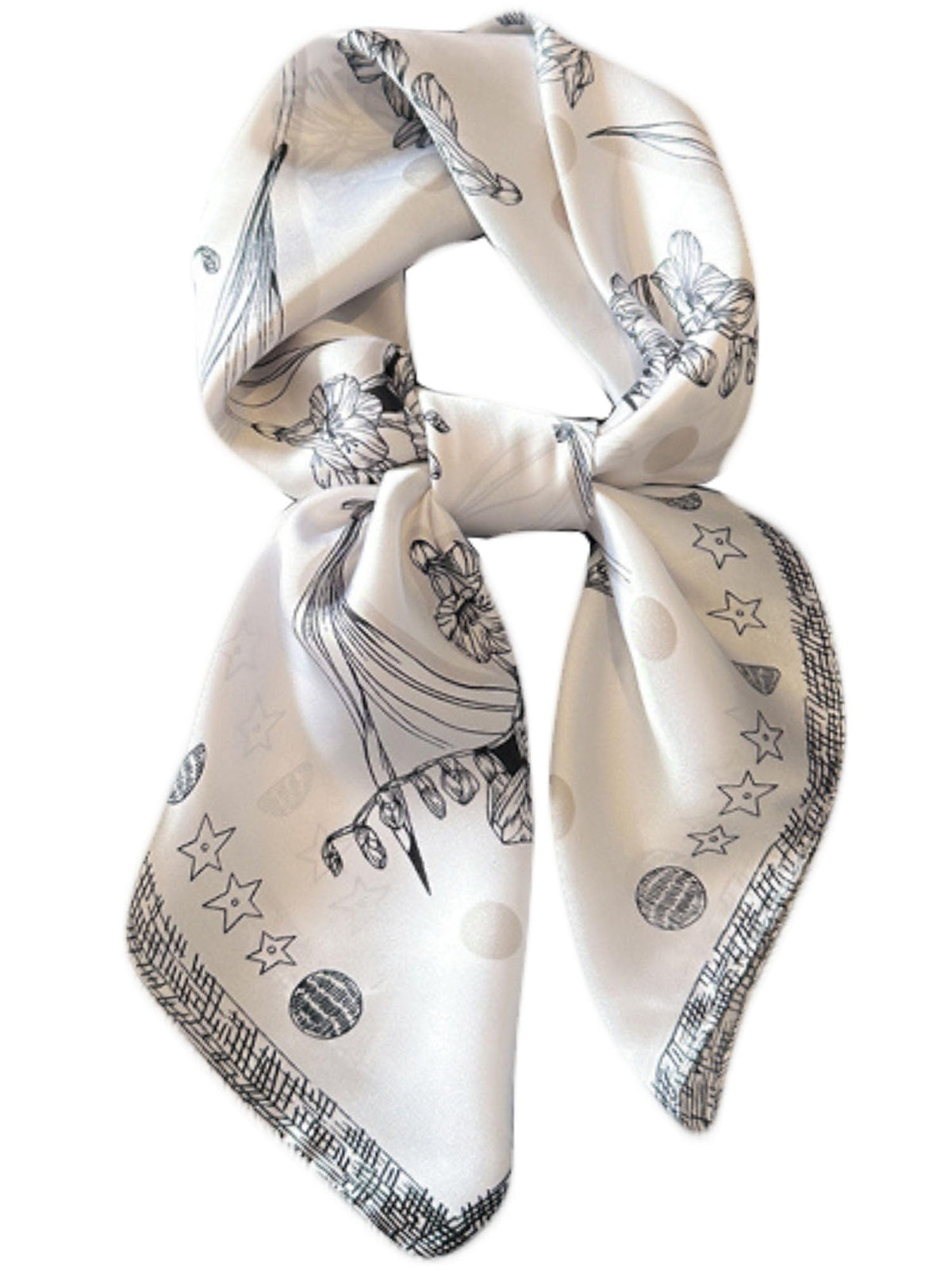 Silky Scarf for Women Lightweight Satin Bandanas Neck Hair Wrap For Sleeping Head Scarves 27.5"